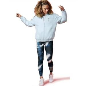 Adidas x Peloton Bomber Reversible Jacket Mint Size Medium